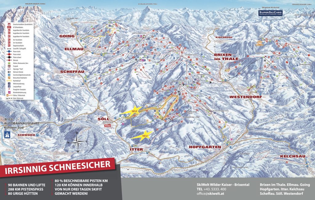 Brixental Wilder Kaiser skimap
